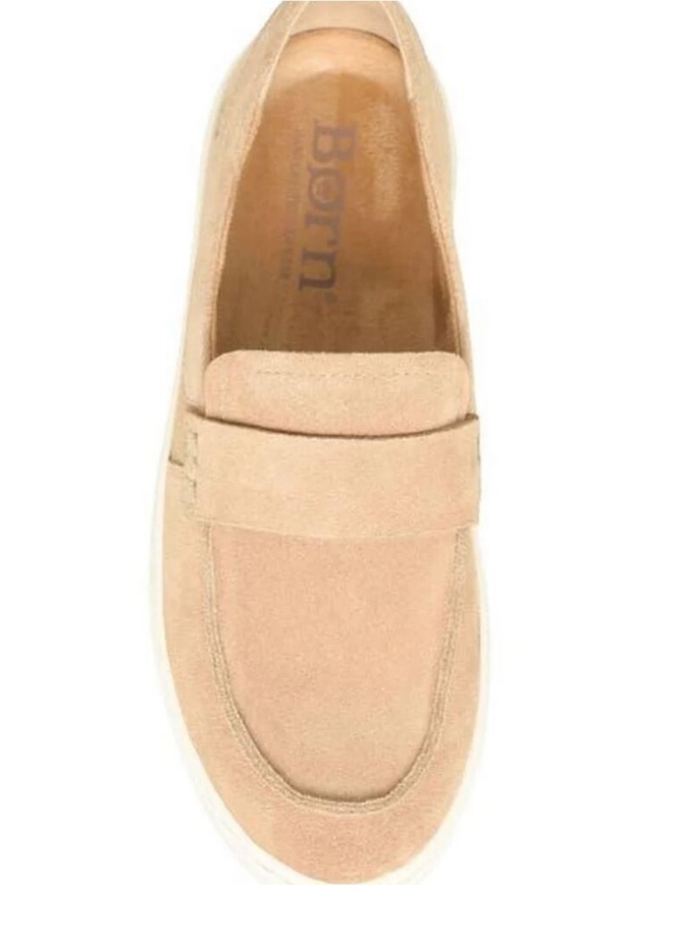 🛍️NEW Born Women's Suede Leather Platform Penny Sneaker Loafers - Picture 3 of 6